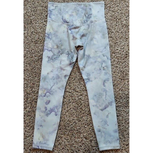 Athleta Elation Snow Tie Dye 7/8 Tight Yoga Fitness Pant #531776 High Rise Small - Picture 3 of 6